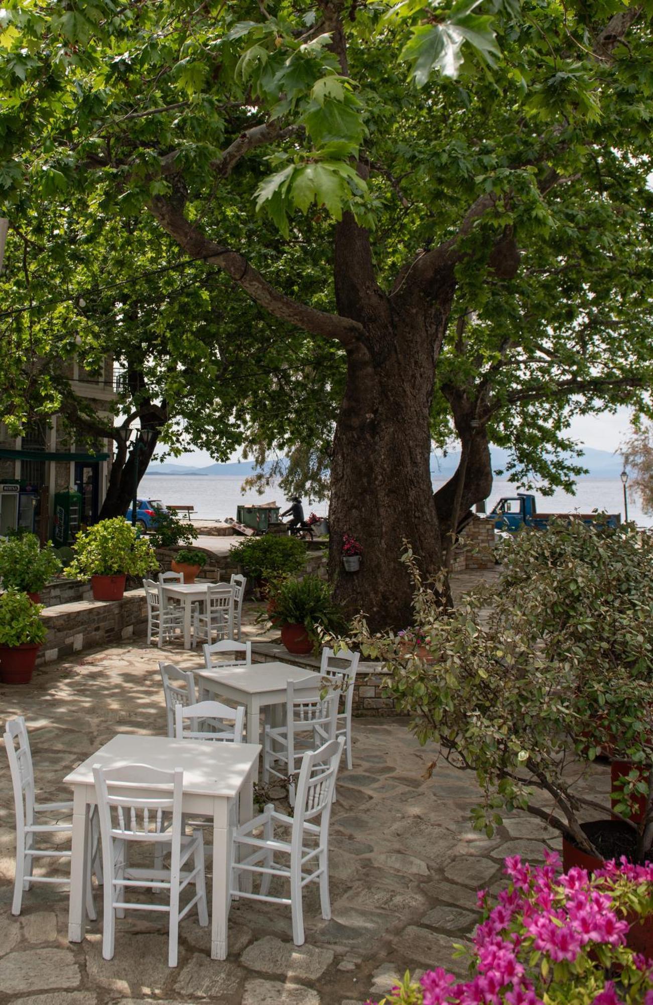 Karavia Lux Inn Afissos Bagian luar foto