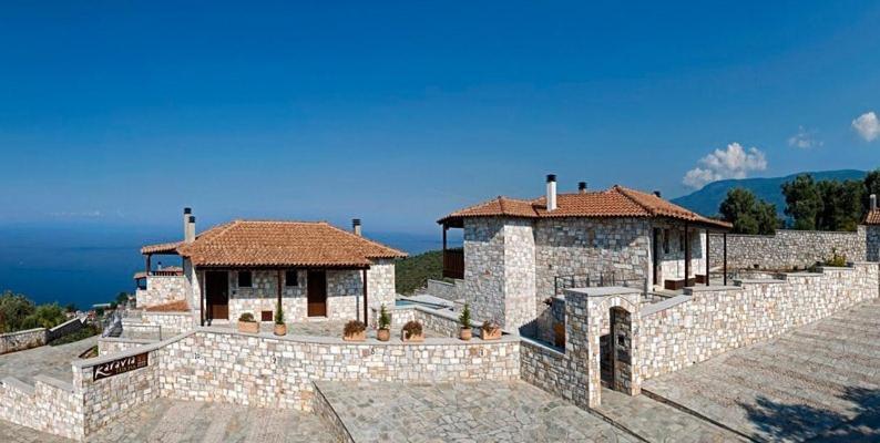 Karavia Lux Inn Afissos Bagian luar foto